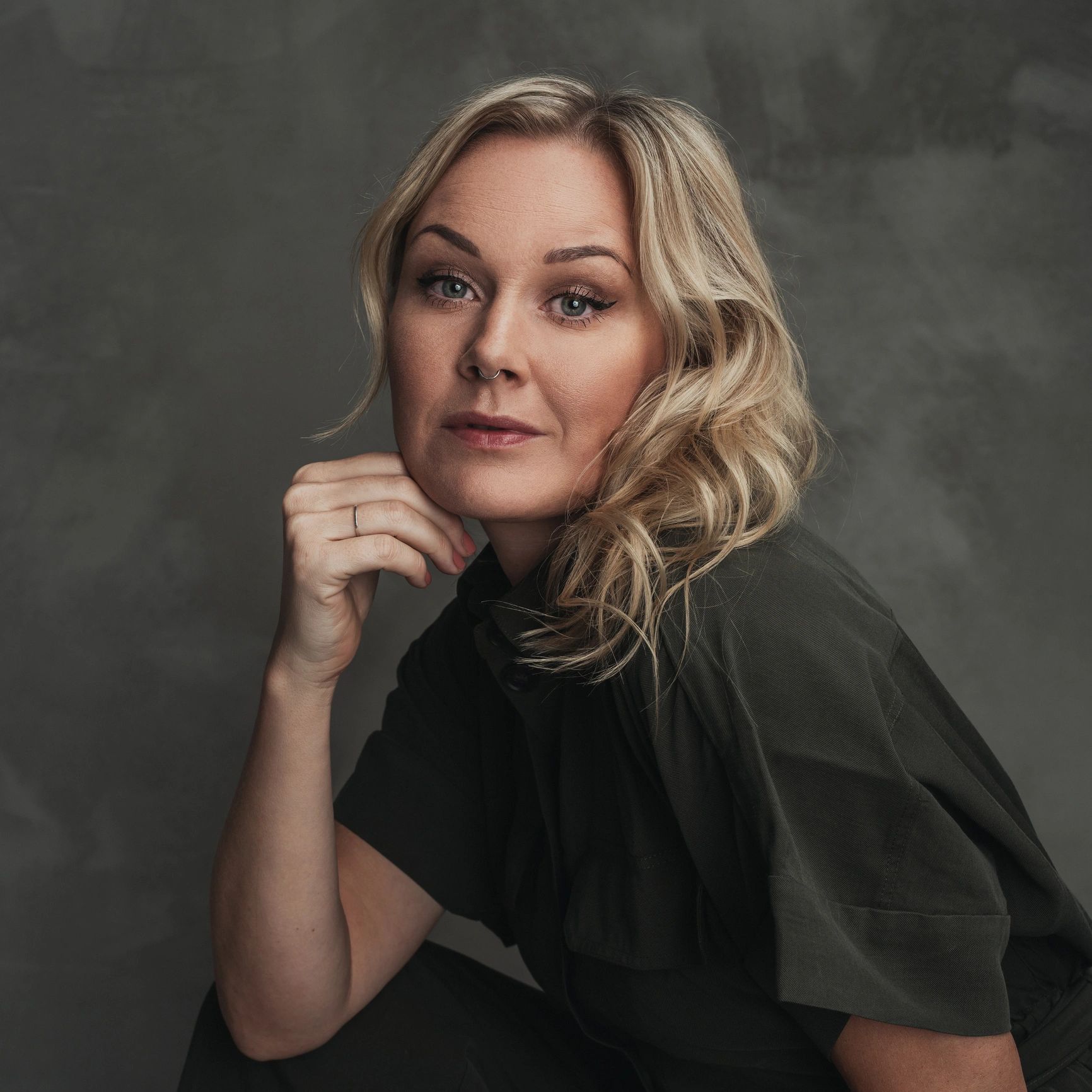 Client portrait: collector in studio headshot