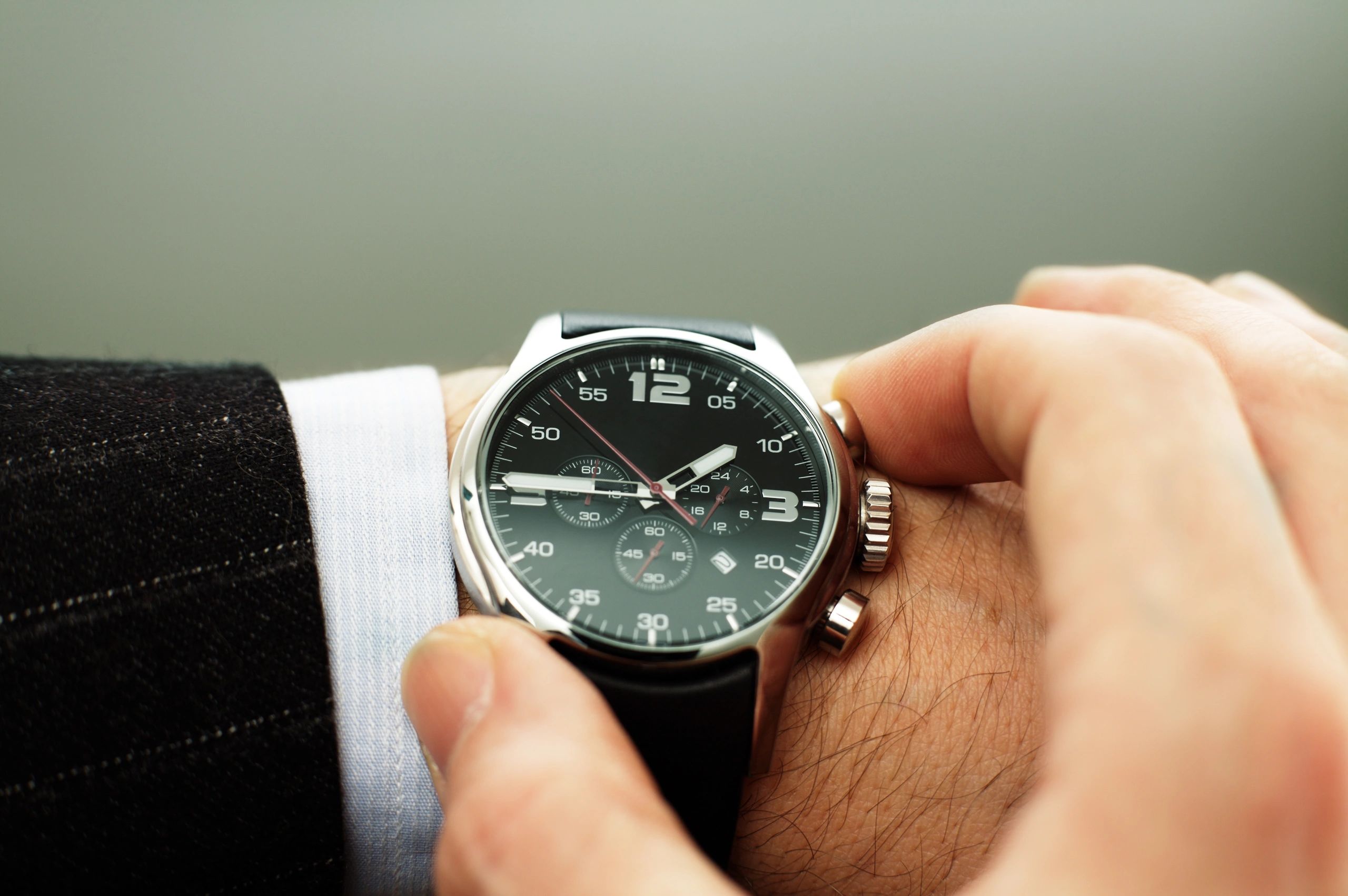 Elegant wristwatch styled for a classic luxury look